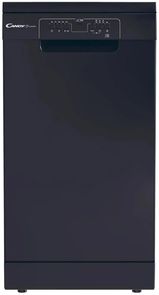 Candy CDPH 2L1047B fekete, programok száma: 5, szabadonálló, 10 terítékes mosogatógép (Újszerű)