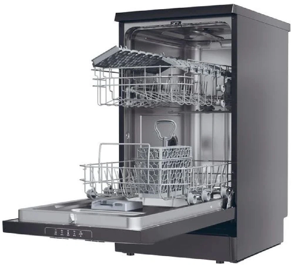 Candy CDPH 2L1047B fekete, programok száma: 5, szabadonálló, 10 terítékes mosogatógép (Újszerű)