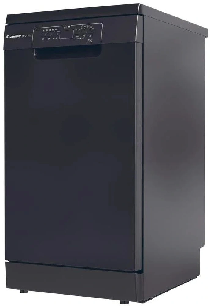 Candy CDPH 2L1047B fekete, programok száma: 5, szabadonálló, 10 terítékes mosogatógép (Újszerű)