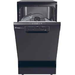 Candy CDPH 2L1047B fekete, programok száma: 5, szabadonálló, 10 terítékes mosogatógép (Újszerű)