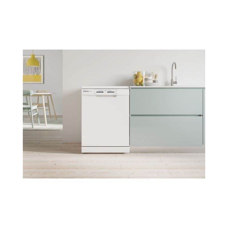 Candy CDPN 1L390PW fehér, programok száma: 5, szabadonálló, 13 terítékes mosogatógép 