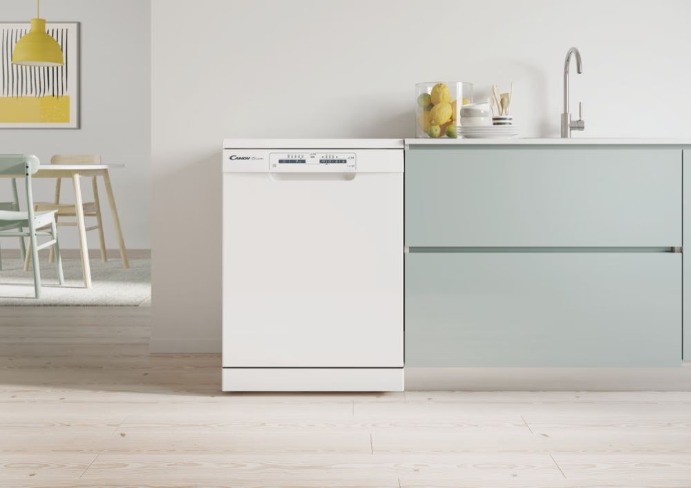 Candy CDPN 1L390PW fehér, programok száma: 5, szabadonálló, 13 terítékes mosogatógép 