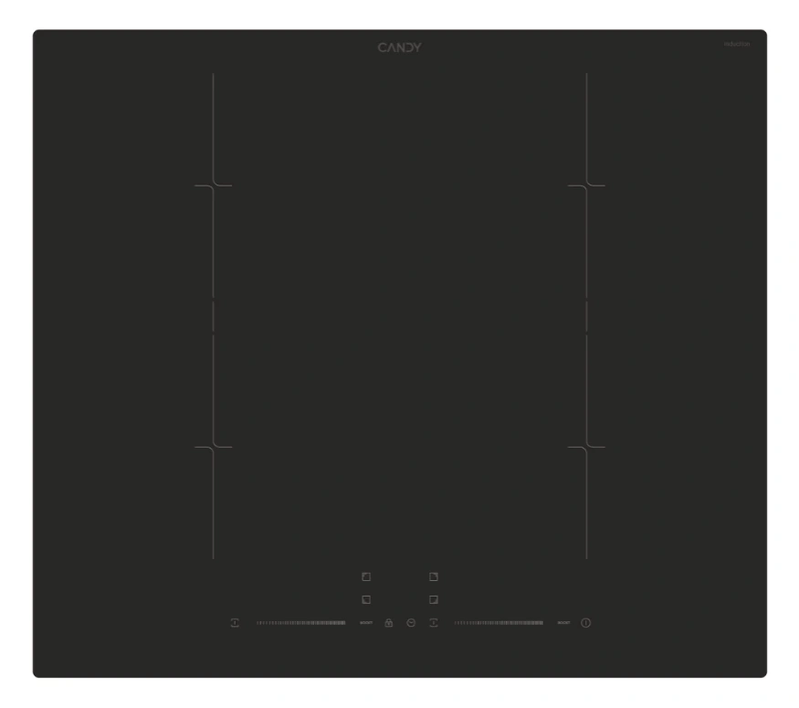 Candy CDTP644SC/E1 fekete, beépíthető, indukciós, főzőzóna: 4, beépíthető méret: 56cm, főzőlap