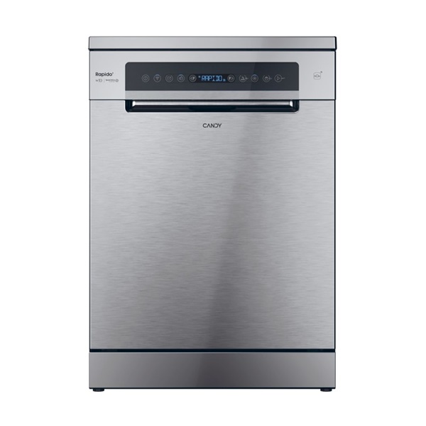 Candy CF 6B4S1PX inox, programok száma:8, szabadonálló, 10 terítékes mosogatógép