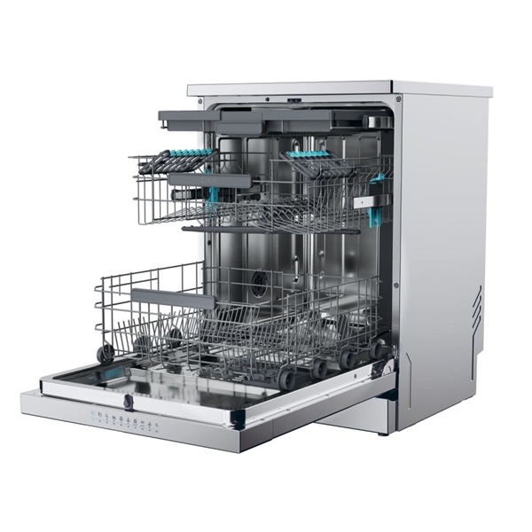 Candy CF 6B4S1PX inox, programok száma:8, szabadonálló, 10 terítékes mosogatógép