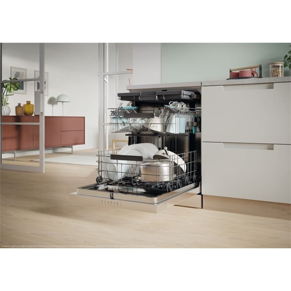 Candy CF 6B4S1PX inox, programok száma:8, szabadonálló, 10 terítékes mosogatógép