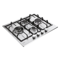 Candy CHG6D4WTX inox, beépíthető, gáz, főzőzóna:4, főzőlap
