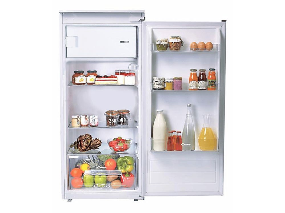 Candy CIO 225 EE/N fehér, egyajtós, beépíthető, Hűtő:163L, Fagyasztó:16L, hűtőszekrény