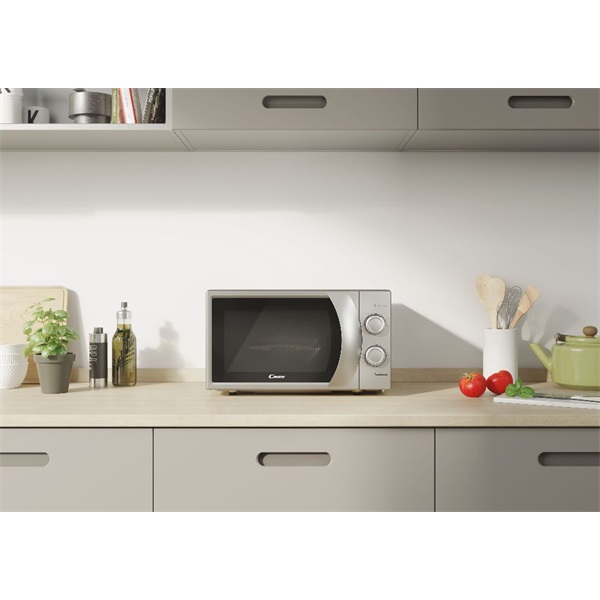 Candy CMW 2070S 700W 20L ezüst mikrohullámú sütő