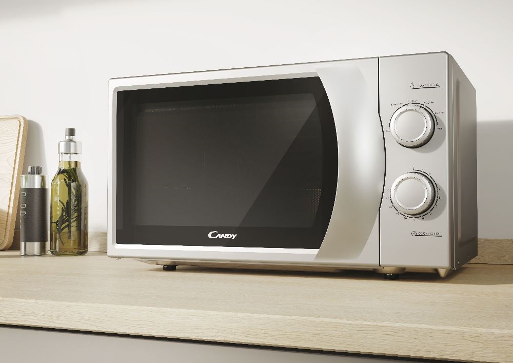 Candy CMW 2070S 700W 20L ezüst mikrohullámú sütő