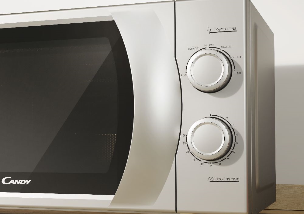 Candy CMW 2070S 700W 20L ezüst mikrohullámú sütő