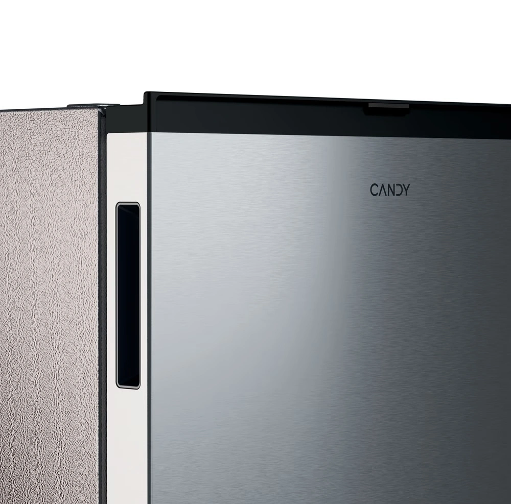 Candy CNOQ2S58EX inox, egyajtós, Hűtő:100+14L, hűtőszekrény
