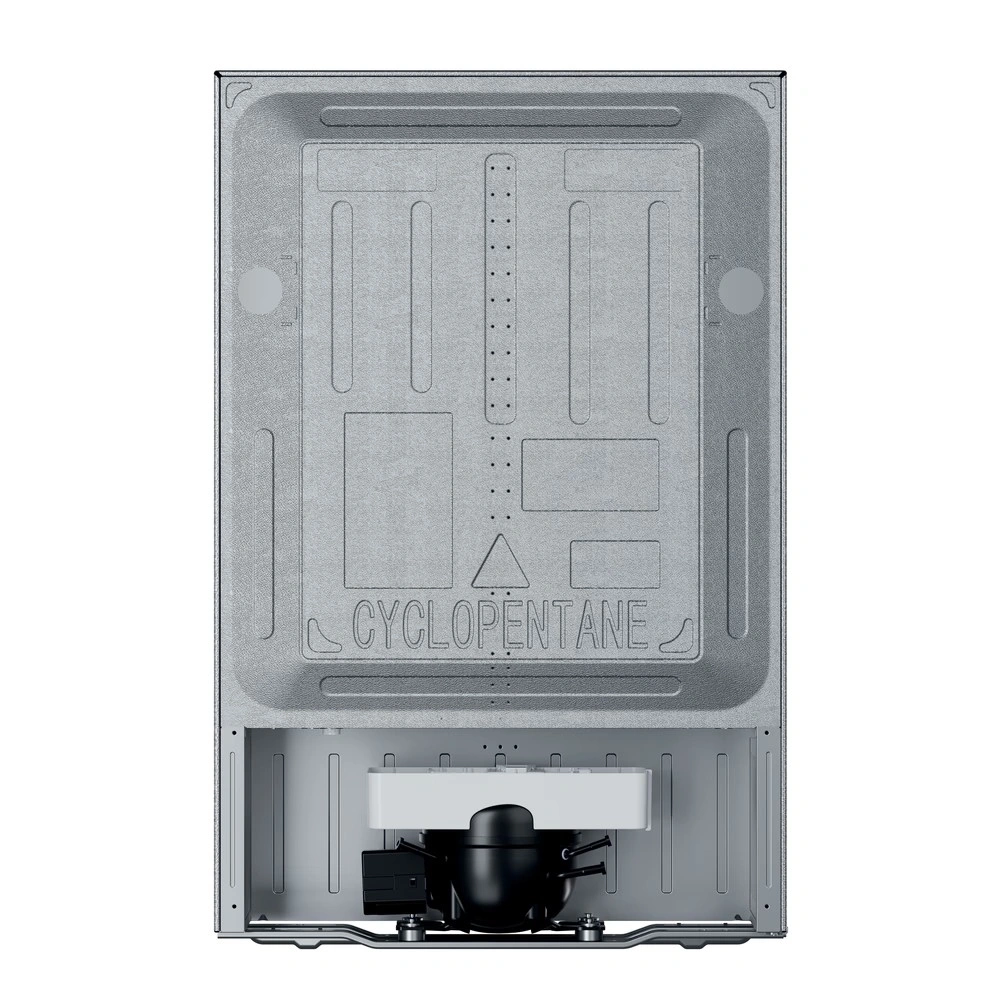 Candy CNOQ2S58EX inox, egyajtós, Hűtő:100+14L, hűtőszekrény