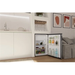 Candy CNOQ2S58EX inox, egyajtós, Hűtő:100+14L, hűtőszekrény