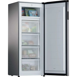 Candy CNUQ2L513EX inox, egyajtós, Fagyasztó:169L, fagyasztószekrény