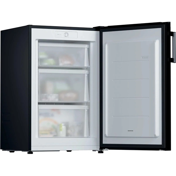 Candy CNUQ2L58EBH fekete, egyajtós, Fagyasztó:100L, fagyasztószekrény