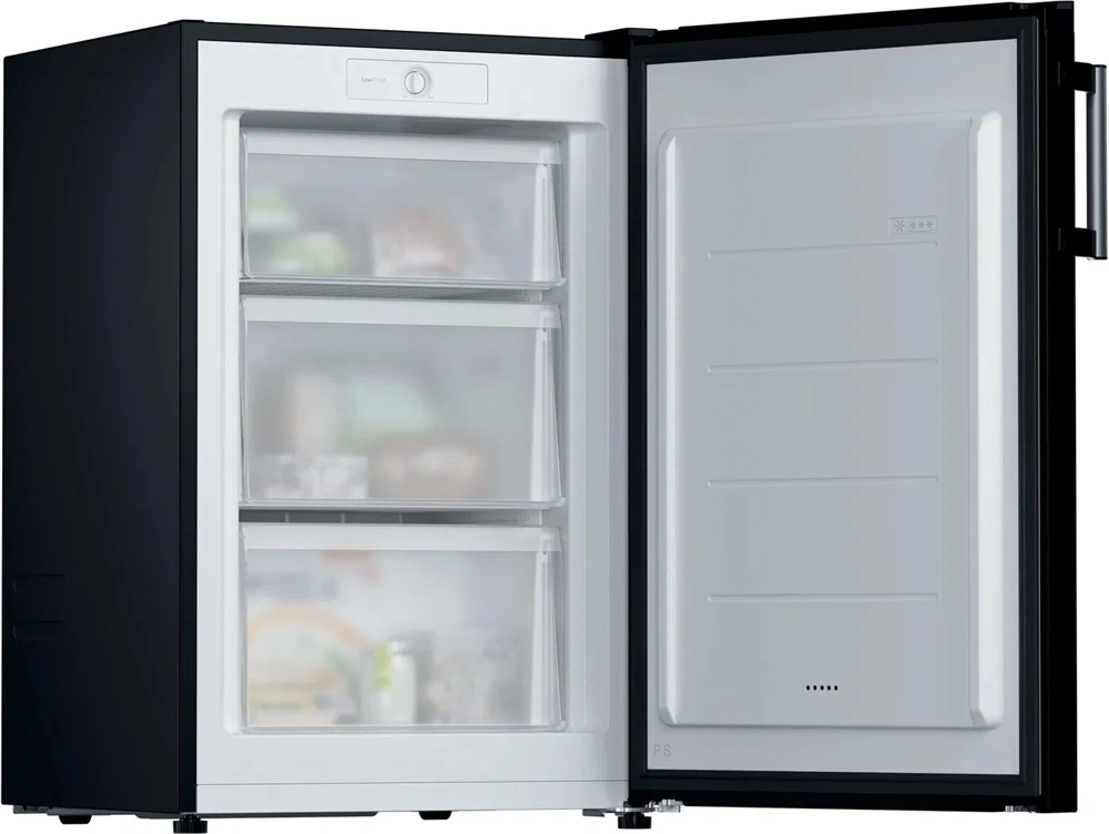 Candy CNUQ2L58EBH fekete, egyajtós, Fagyasztó:100L, fagyasztószekrény