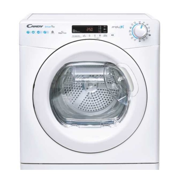 Candy CSO4H7A1DE-S fehér, 7 kg, hőszivattyús, keskeny, szárítógép (Újszerű)