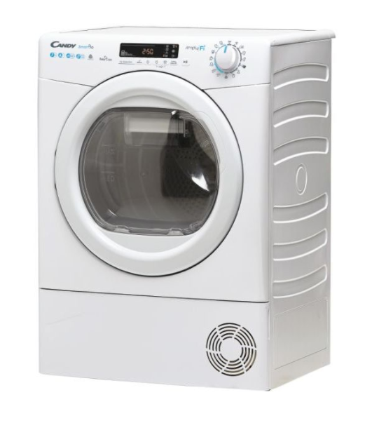 Candy CSO4H7A1DE-S fehér, 7 kg, hőszivattyús, keskeny, szárítógép