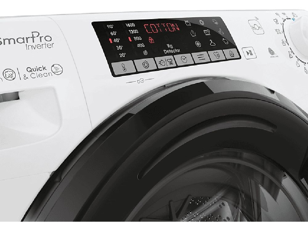 Candy CSOW61066TWMB6-S fehér, elöltöltős, max.1600ford., 10 kg/6 kg, mosó-szárítógép