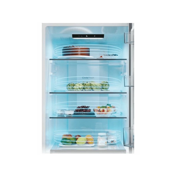 Candy ECN2CQTEW186 fehér, alulfagyasztós, Hűtő:235L, Fagyasztó:120L, No frost hűtőszekrény