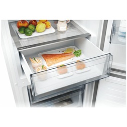 Candy ECN2CQTEW186 fehér, alulfagyasztós, Hűtő:235L, Fagyasztó:120L, No frost hűtőszekrény