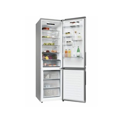 Candy ECN2CQTEX206 inox, alulfagyasztós, Hűtő:289L, Fagyasztó:120L, No frost hűtőszekrény