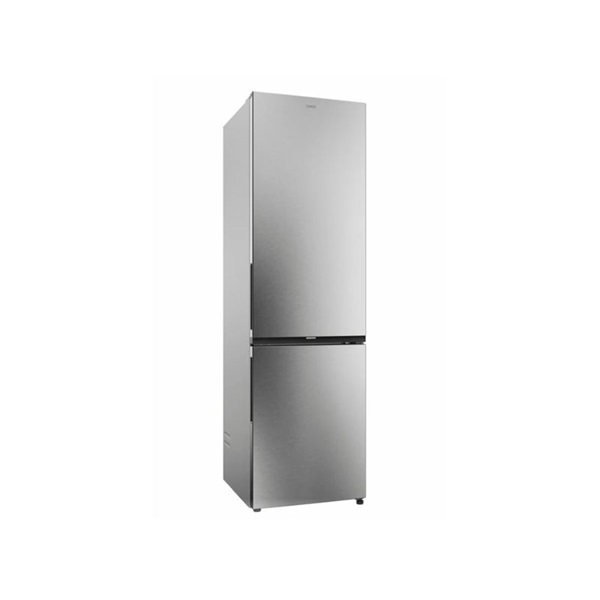 Candy ECN2CQTEX206 inox, alulfagyasztós, Hűtő:289L, Fagyasztó:120L, No frost hűtőszekrény