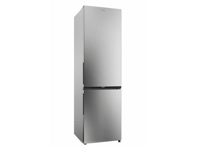 Candy ECN2CQTEX206 inox, alulfagyasztós, Hűtő:289L, Fagyasztó:120L, No frost hűtőszekrény