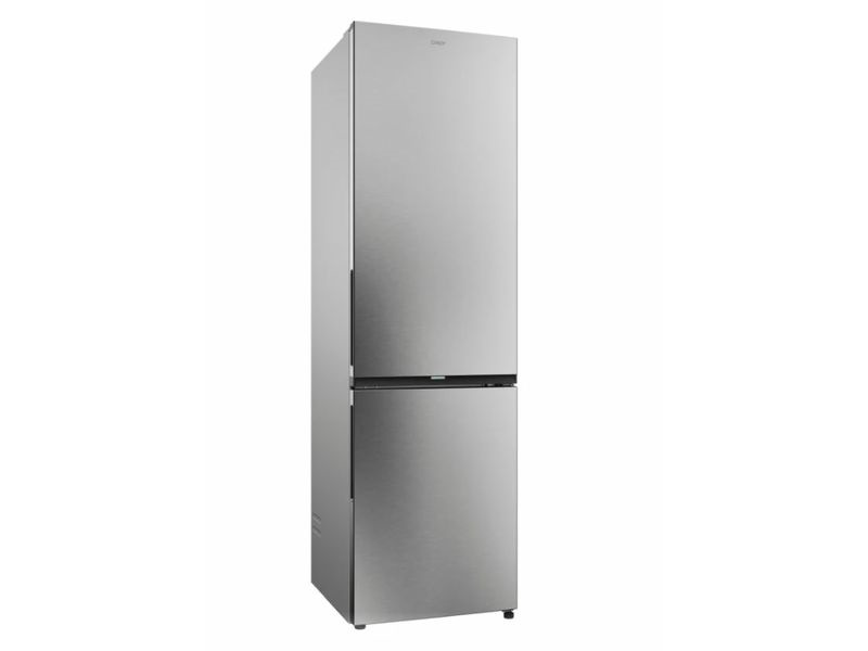 Candy ECN4CQTEX206 inox, alulfagyasztós, Hűtő:289L, Fagyasztó:120L, No frost hűtőszekrény