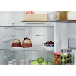 Candy ECNBQT3519EW alulfagyasztós, beépíthető, Hűtő: 211L, Fagyasztó: 73L, No Frost, hűtőszekrény