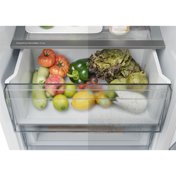 Candy ECNBQT3519EW alulfagyasztós, beépíthető, Hűtő: 211L, Fagyasztó: 73L, No Frost, hűtőszekrény