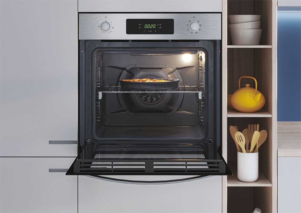 Candy FCP605XL/ECH64CC inox, beépíthető, kerámialapos, elektromos, főzőzóna: 4, sütő:65L, grill, tűzhely