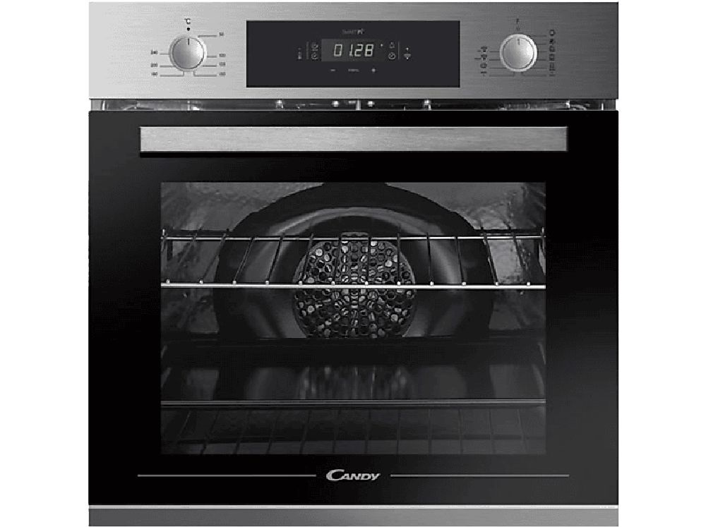 Candy FCP825XL E0/E fekete-inox, beépíthető, sütőtér: 70L, sütő