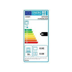 Candy FCP825XL E0/E beépíthető fekete-inox sütő