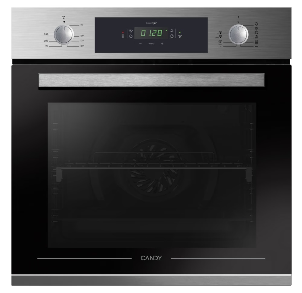 Candy FCP825XL E0/E fekete-inox, beépíthető, sütőtér: 70L, sütő