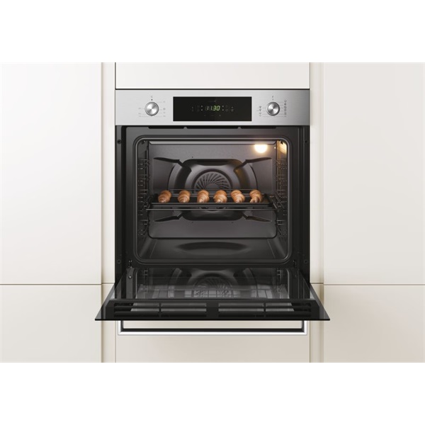 Candy FCP825XL E0/E beépíthető fekete-inox sütő