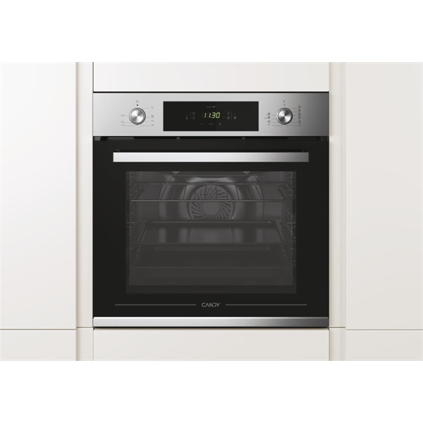 Candy FCP825XL E0/E beépíthető fekete-inox sütő
