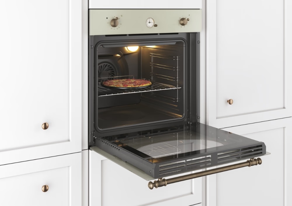 Candy FCR 824 BA/E fehér, beépíthető, sütőtér: 70L, grill, légkeverés, sütő