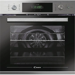 Candy FCTS886XL inox, beépíthető, sütőtér: 70L, grill, légkeverés, pirolitikus, sütő (Újszerű)