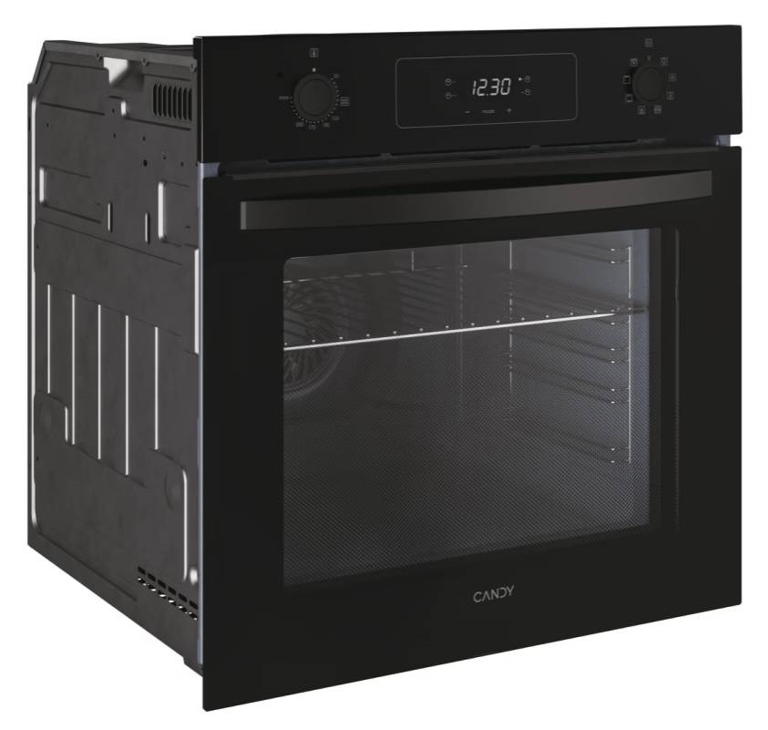 Candy FIDCP N625L fekete, beépíthető, sütőtér: 70L, légkeverés, sütő
