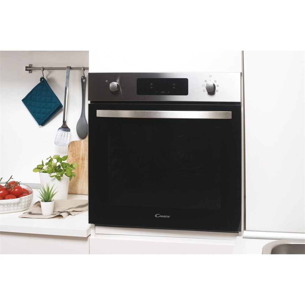 Candy FMCIDC X605 inox, beépíthető, sütőtér: 65L, grill, légkeverés, sütő