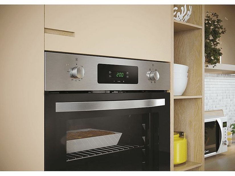 Candy FMCIDC X605 inox, beépíthető, sütőtér: 65L, grill, légkeverés, sütő