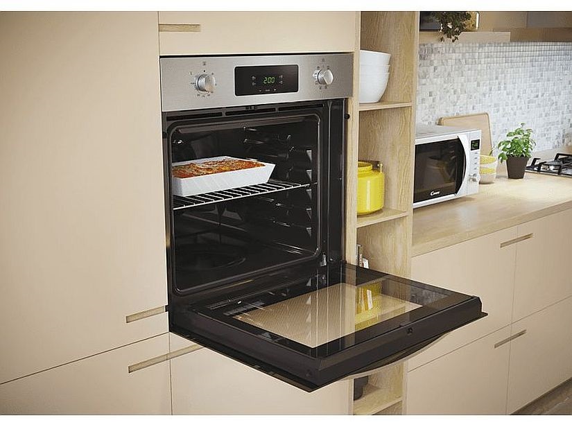 Candy FMCIDC X605 inox, beépíthető, sütőtér: 65L, grill, légkeverés, sütő