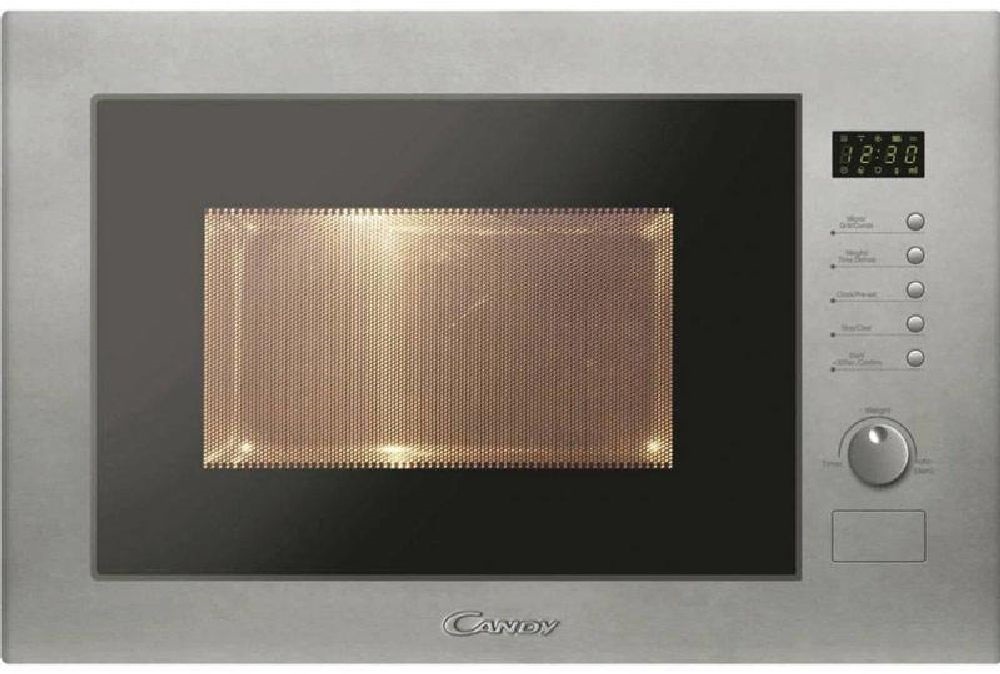 Candy MIC25GDFX 900W 25L inox beépíthető mikrohullámú sütő