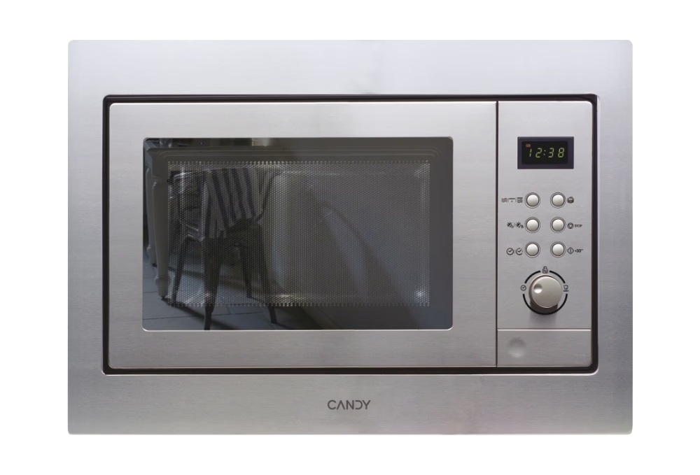 Candy MIC 201 EX 1000W 20L inox beépíthető mikrohullámú sütő