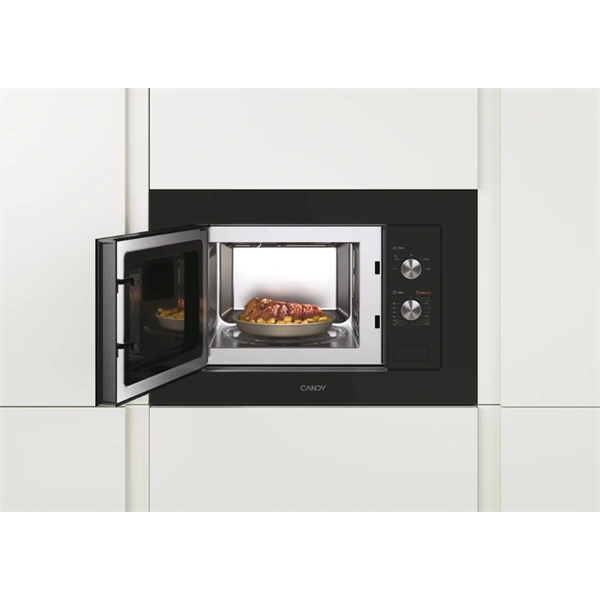 Candy MIS1730X 1000W 17L inox beépíthető mikrohullámú sütő