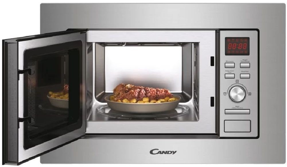 Candy MIS1730X 1000W 17L inox beépíthető mikrohullámú sütő