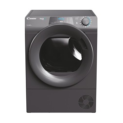 Candy RP4 H7A2TRER-S fekete, 7kg, hőszivattyús, keskeny, szárítógép