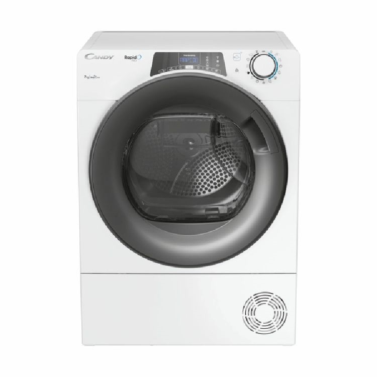 Candy RP4 H7A2TRE-S fehér, 7 kg, hőszivattyús, keskeny, szárítógép